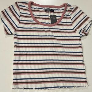 Abercrombie & Fitch Multicolor Striped Tee